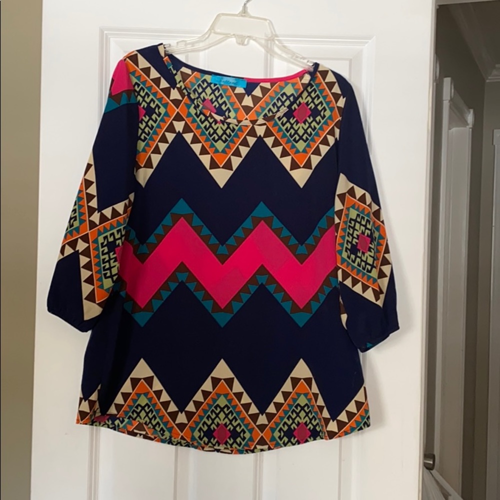Beautiful Anthropologie top/tunic Large